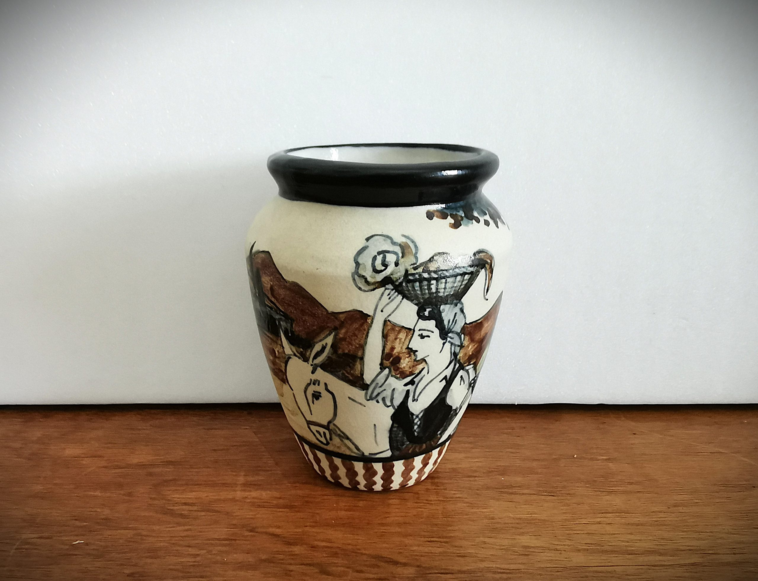 VD672 Vase Ciboure Garcia Pass Antiq - Achat et vente d'oeuvres d'art